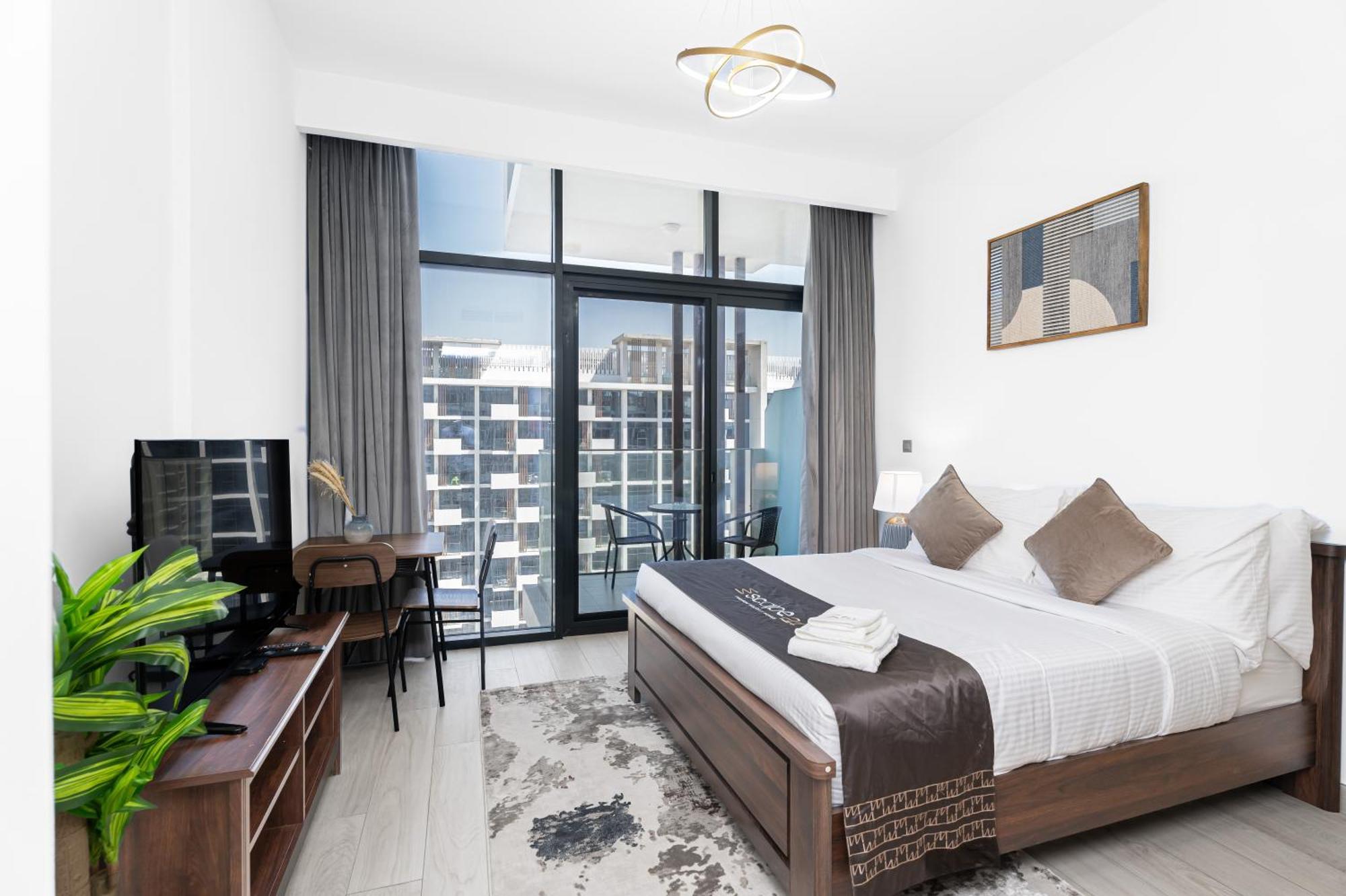 Escape24 Stylish Studio Azizi Riviera 8 Meydan One Dubai Esterno foto