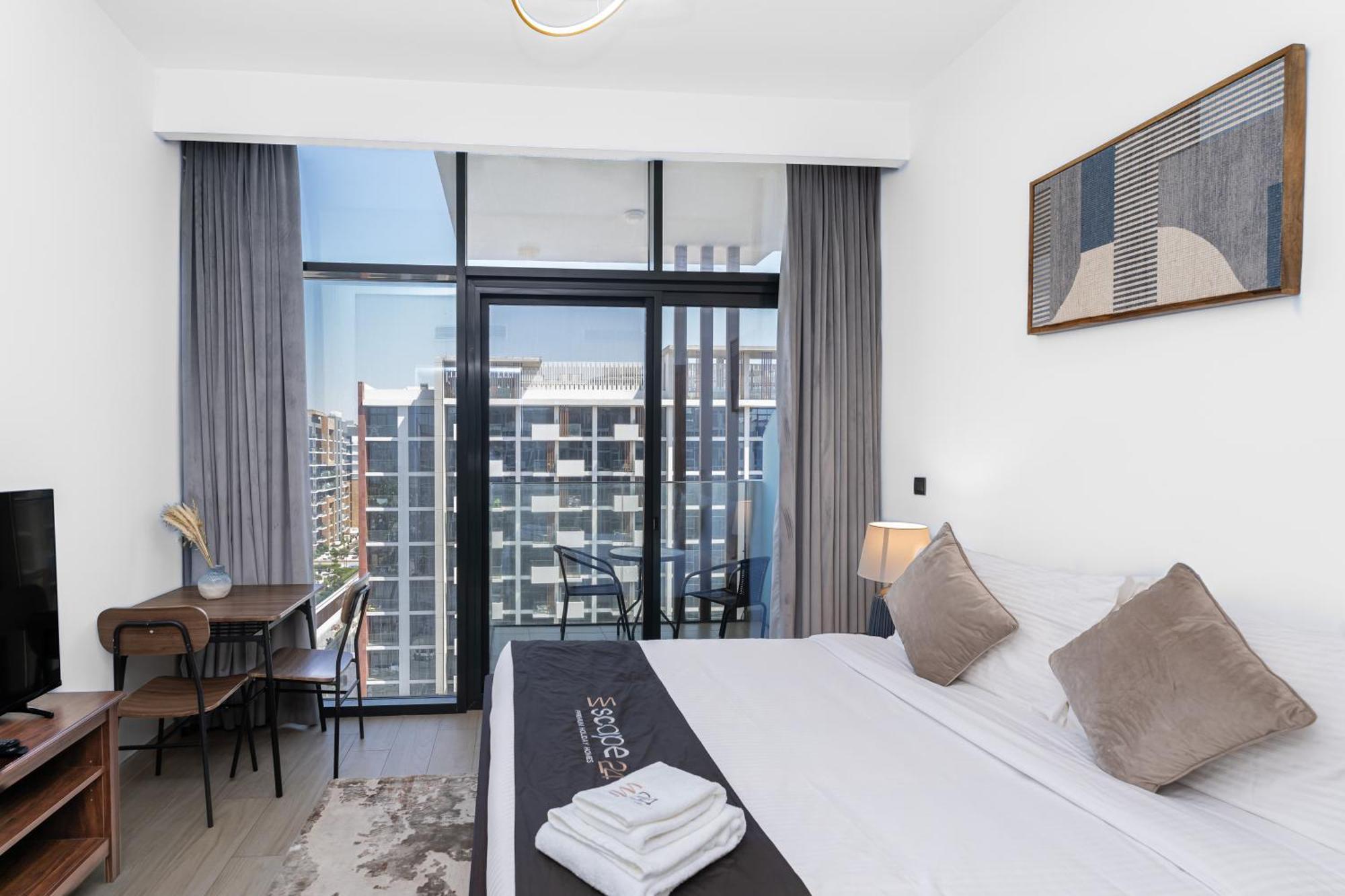 Escape24 Stylish Studio Azizi Riviera 8 Meydan One Dubai Esterno foto