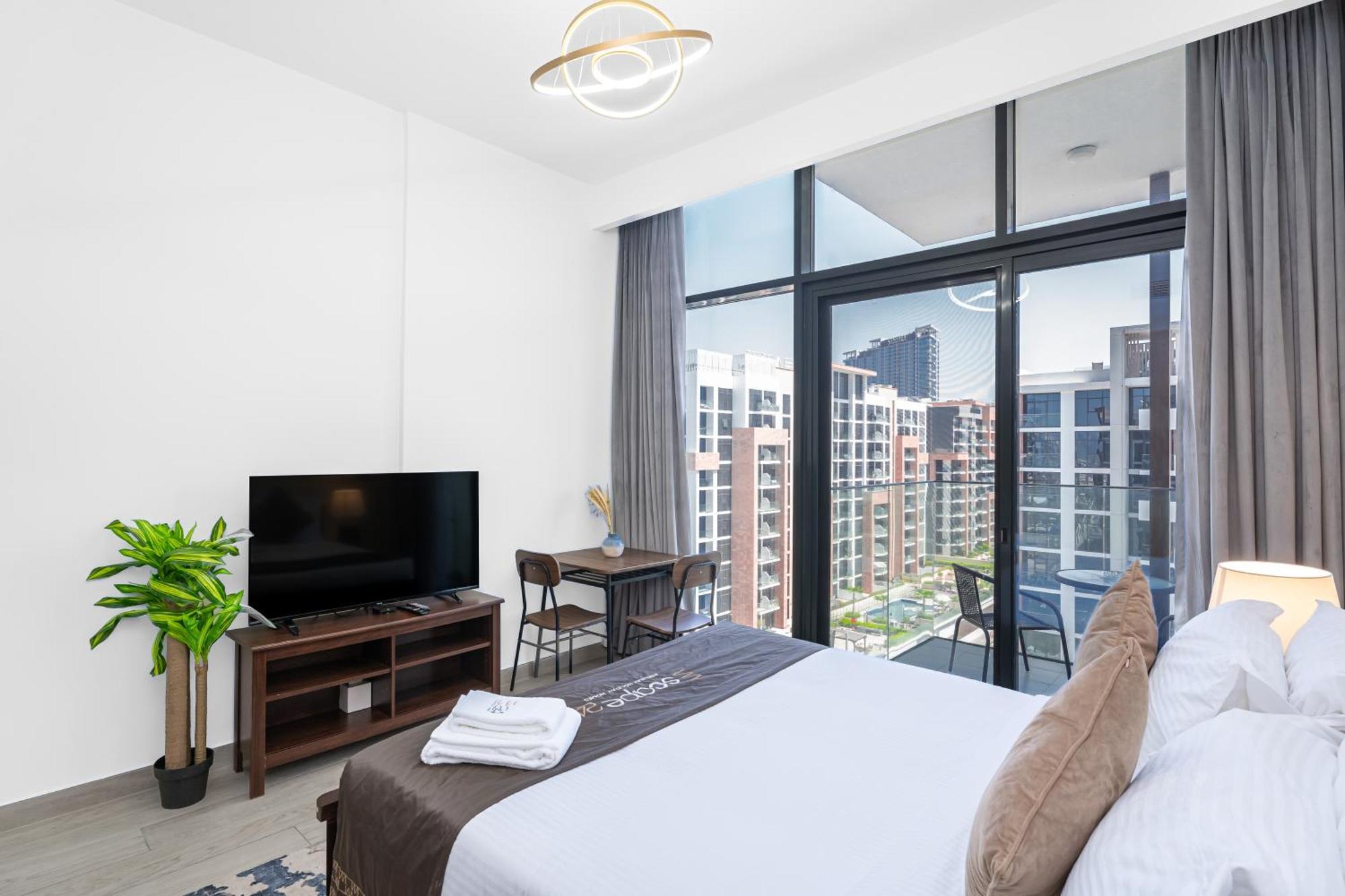 Escape24 Stylish Studio Azizi Riviera 8 Meydan One Dubai Esterno foto